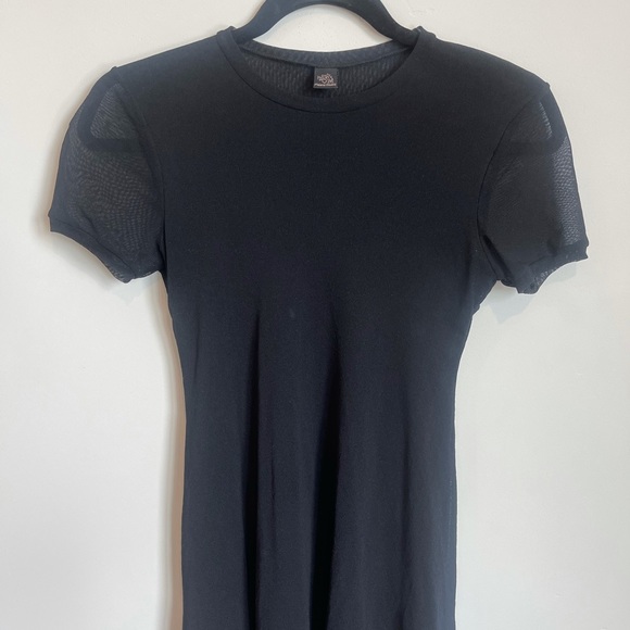 Only Hearts Black Mesh Dress - Picture 2 of 2